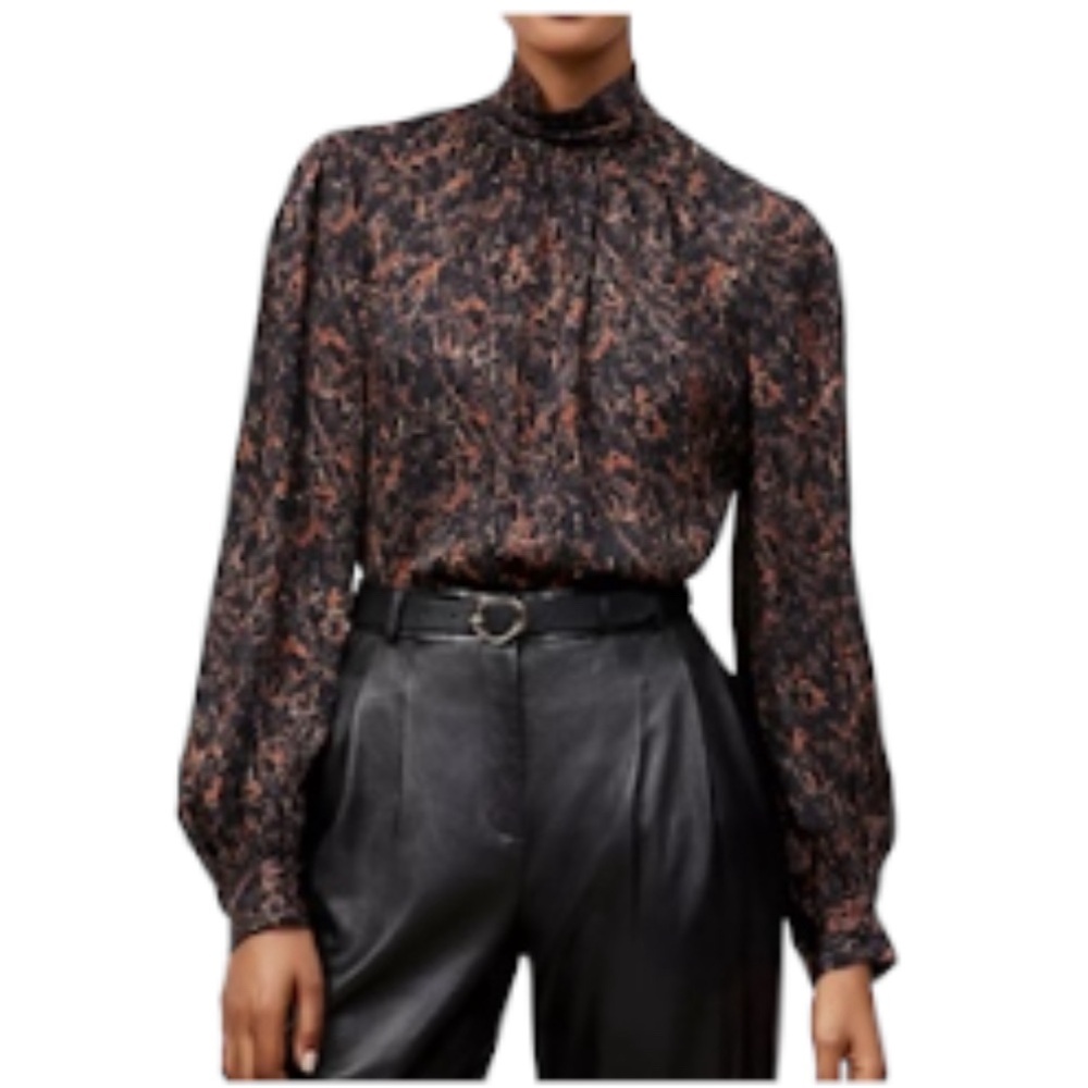 Lafayette‎ 148 Silk Blouse Size XS
